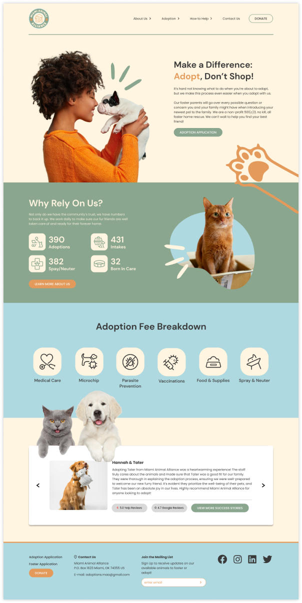 miami-animal-alliance-redesign-homepage